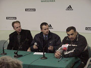 Pomeczowa konferencja - fot. Woytek