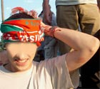 Ranny kibic Legii – fot. www.ultras.pl