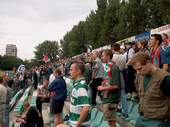 Kibice Legii i Śląska siedzieli obok siebie. Jak wida? PZPN nie ma wp?ywu na fanów - fot. www.ultras.pl