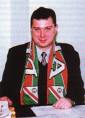 Prezydent Kozak nigdy nie krył się ze swoją sympatią dla Legii. Teraz ma zostać prezesem sekcji koszykarskiej- fot.Agnieszka Hoppe