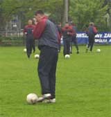 Dzisiejszy trening Legii - fot. Mishka