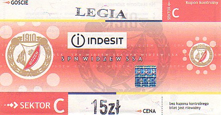 Kibice Legii dostali łącznie 500 biletów - fot. Bodziach