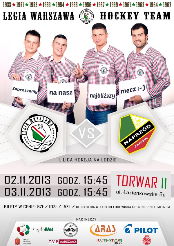 fot. Legia Warszawa, hokej