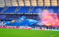 Lech Poznań na meczu z Wisłą Kraków - fot. kibicewisly.pl