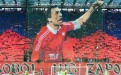 Wisła Kraków na meczu z Górnikiem Zabrze - fot. kibicewisly.pl