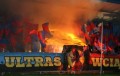 Odra Wodzisław na meczu z Górnikiem II Zabrze