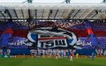 Wisła Kraków na meczu z Lechem Poznań - fot. kibicewisly.pl