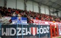 Widzew Łódź na wyjazdowym meczu z Piastem Gliwice - fot. widzewtomy.net