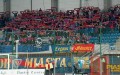 Piast Gliwice na meczu z Lechem Poznań