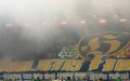 Arka Gdynia na meczu z Chojniczanką Chojnice - fot. arkowcy.pl