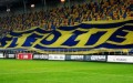 Arka Gdynia na meczu ze Stomilem Olsztyn