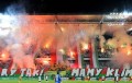 fot. 2014-02-17 Legia Warszawa na meczu z Koroną Kielce,taki mamy klimat,oprawa - fot. Mishka