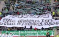 Lechia Gdańsk na meczu z Widzewem Łódź - fot. lwypolnocy.pl
