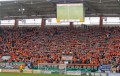 Zagłębie Lubin na meczu ze Śląskiem Wrocław