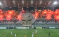 Korona Kielce na meczu z Pogonią Szczecin - fot. mks-korona-kielce.pl