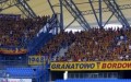 Pogoń Szczecin na wyjazdowym meczu z Lechem Poznań - fot. pogononline.pl