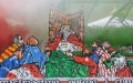 Oprawa kibiców Legii na meczu z Lechem - fot. Mishka