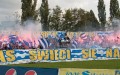 Ruch Chorzów na meczu z Pogonią Szczecin - fot. niebiescy.pl