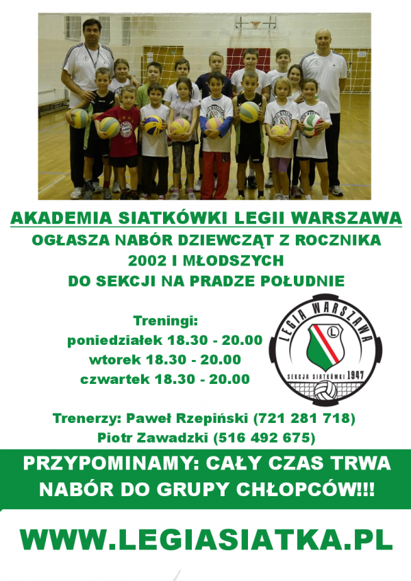fot. Legia Siatka