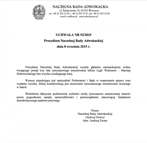 fot. Naczelna Rada Adwokacka