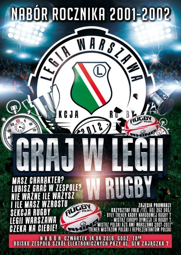 fot. Rugby Legia Warszawa