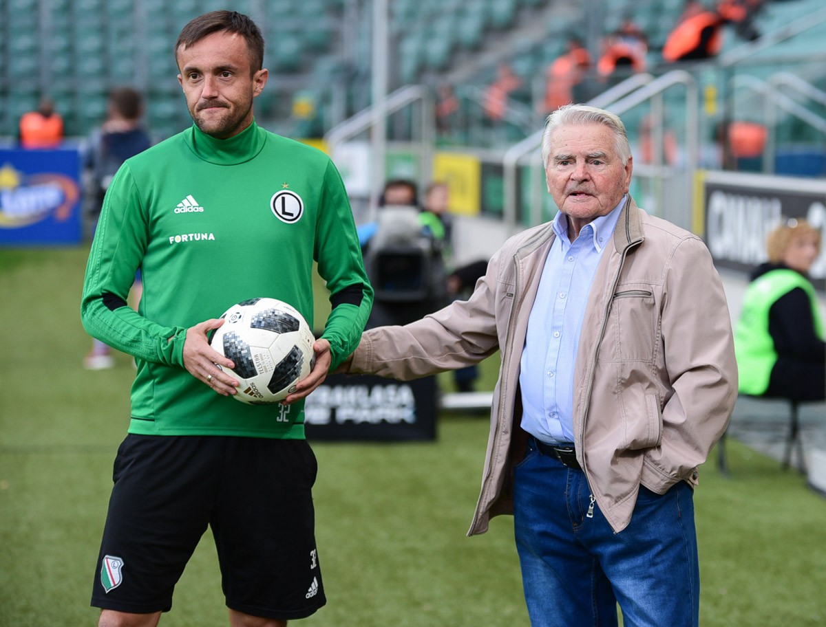 Legia Warszawa - Lech Poznań, Miroslav Radović, Lucjan Brychczy