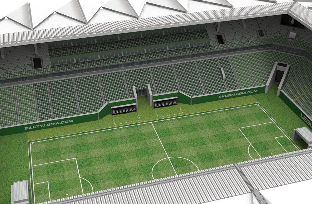 Model stadionu Legii - fot. Habarri Sp. z o.o.