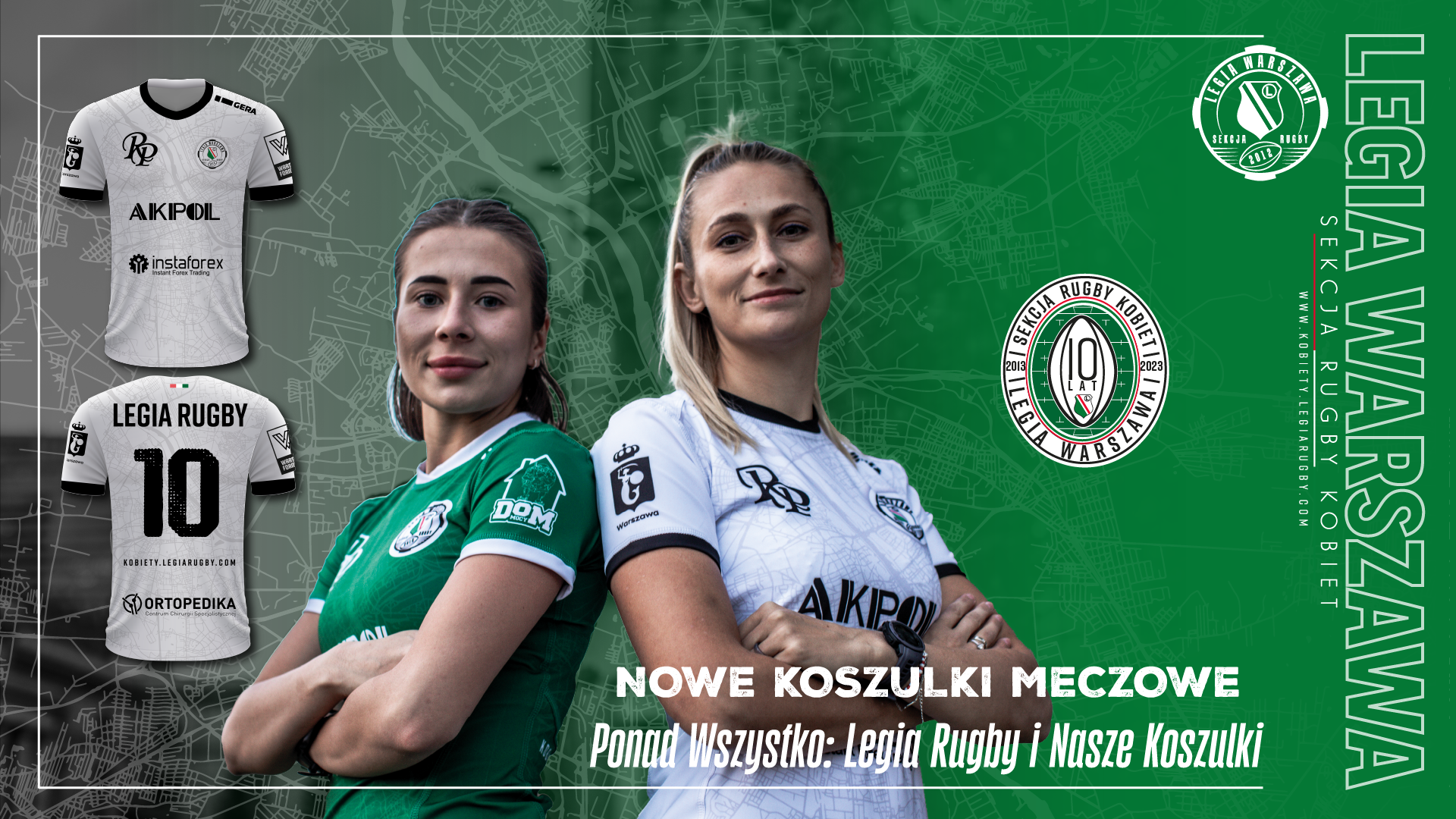 Nowe koszulki sekcja rugby kobiet