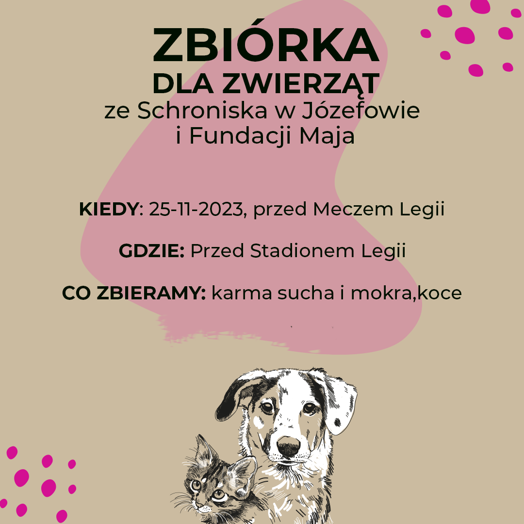 Zbiórka dla zwierząt