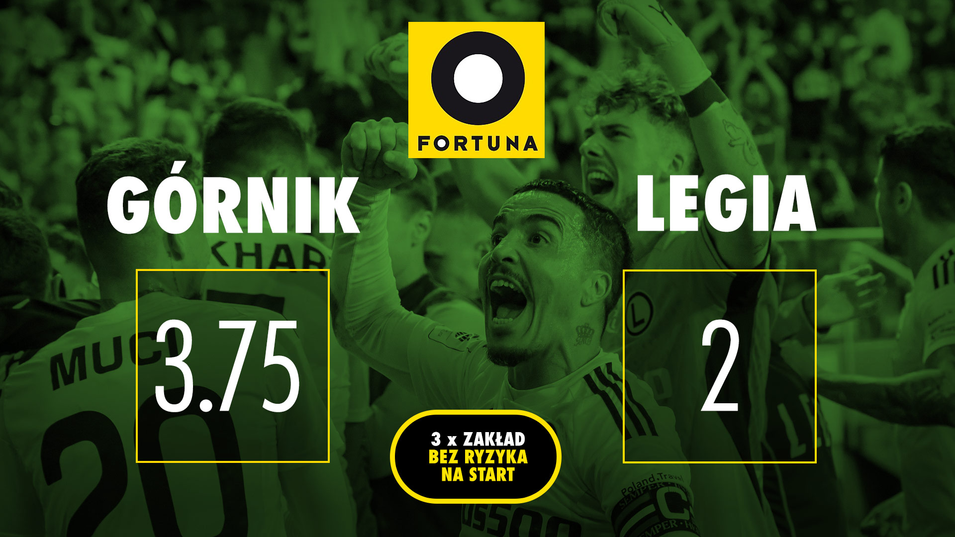 Oferta na mecz Górnik - Legia