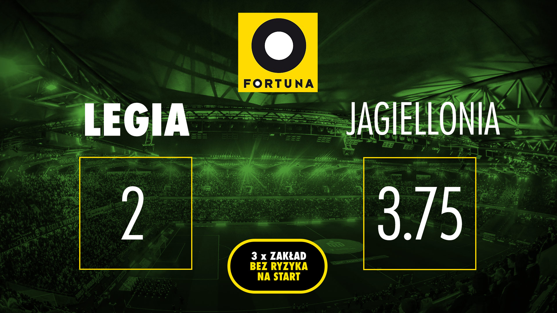 Oferta na mecz Legia - Jagiellonia