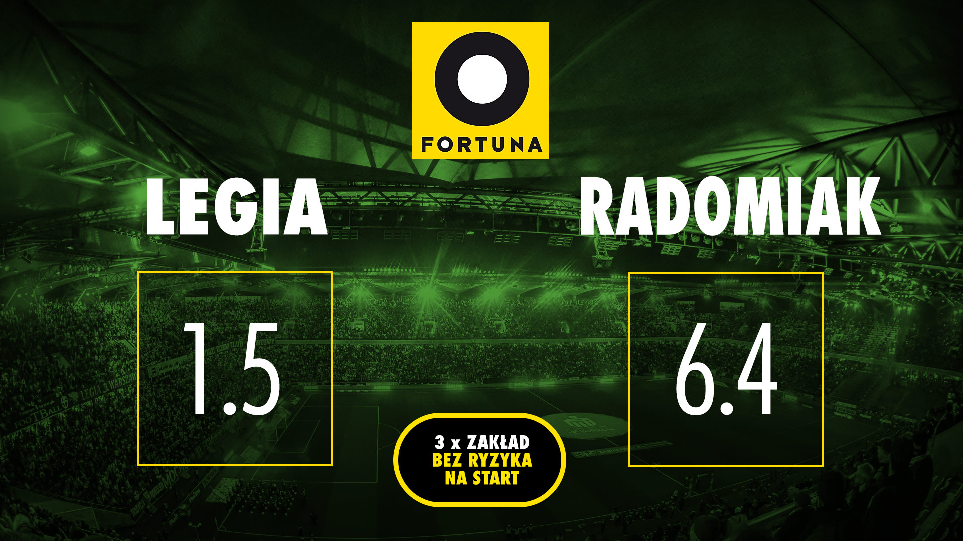 Oferta na mecz Legia - Radomiak
