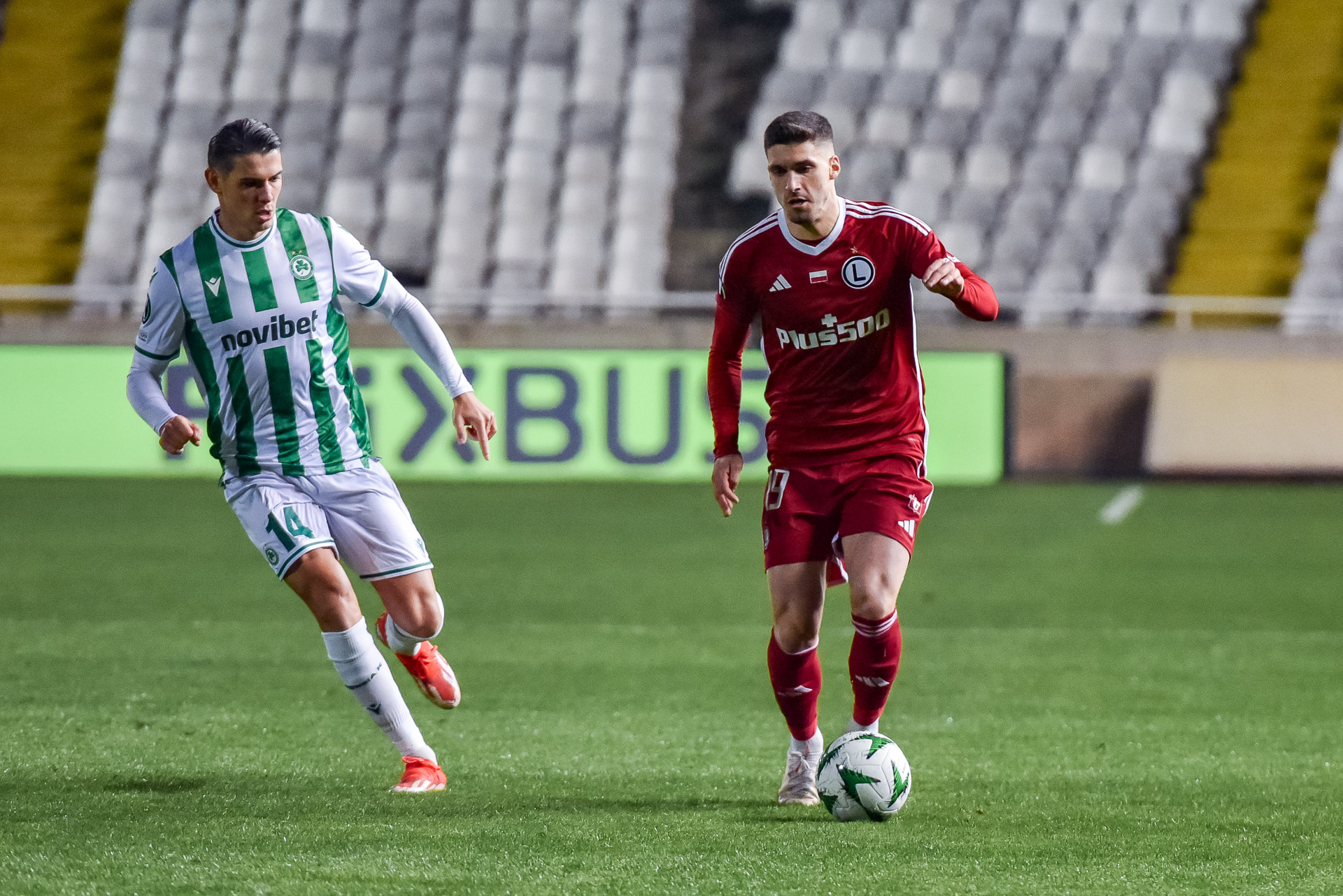 Omonia Nikozja - Legia Warszawa, Mariusz Stępiński, Ruben Vinagre
