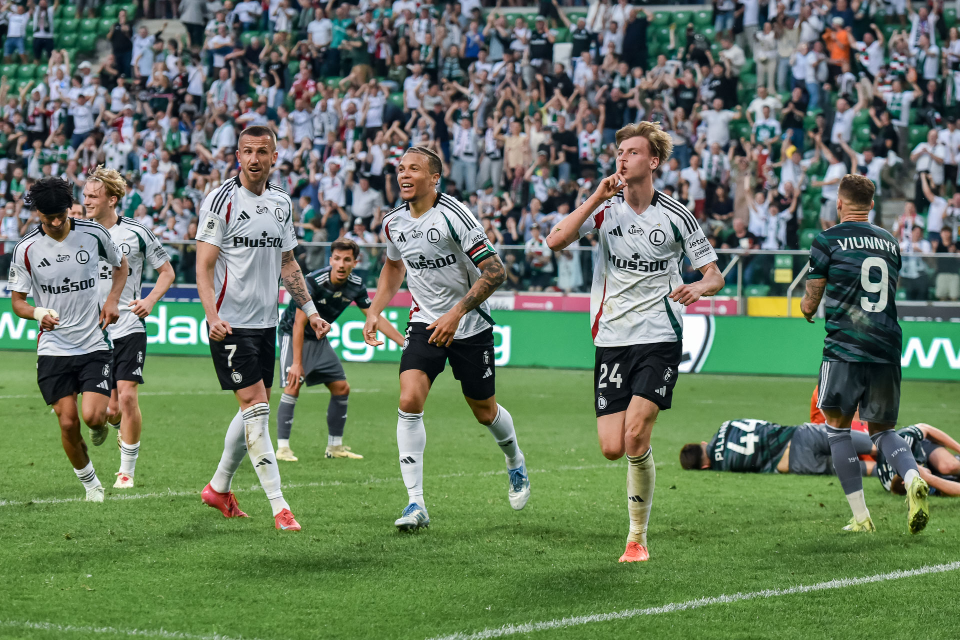 Legia Warszawa - Lechia Gdańsk Tomas Pekhart Steve Kapuadi Jan Ziółkowski 