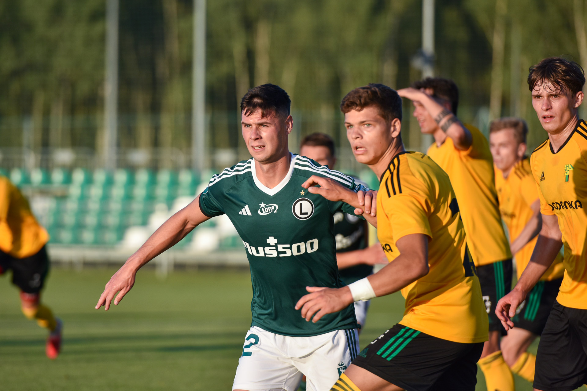 sparing Legia Warszawa - Górnik Łęczna Sergio Barcia