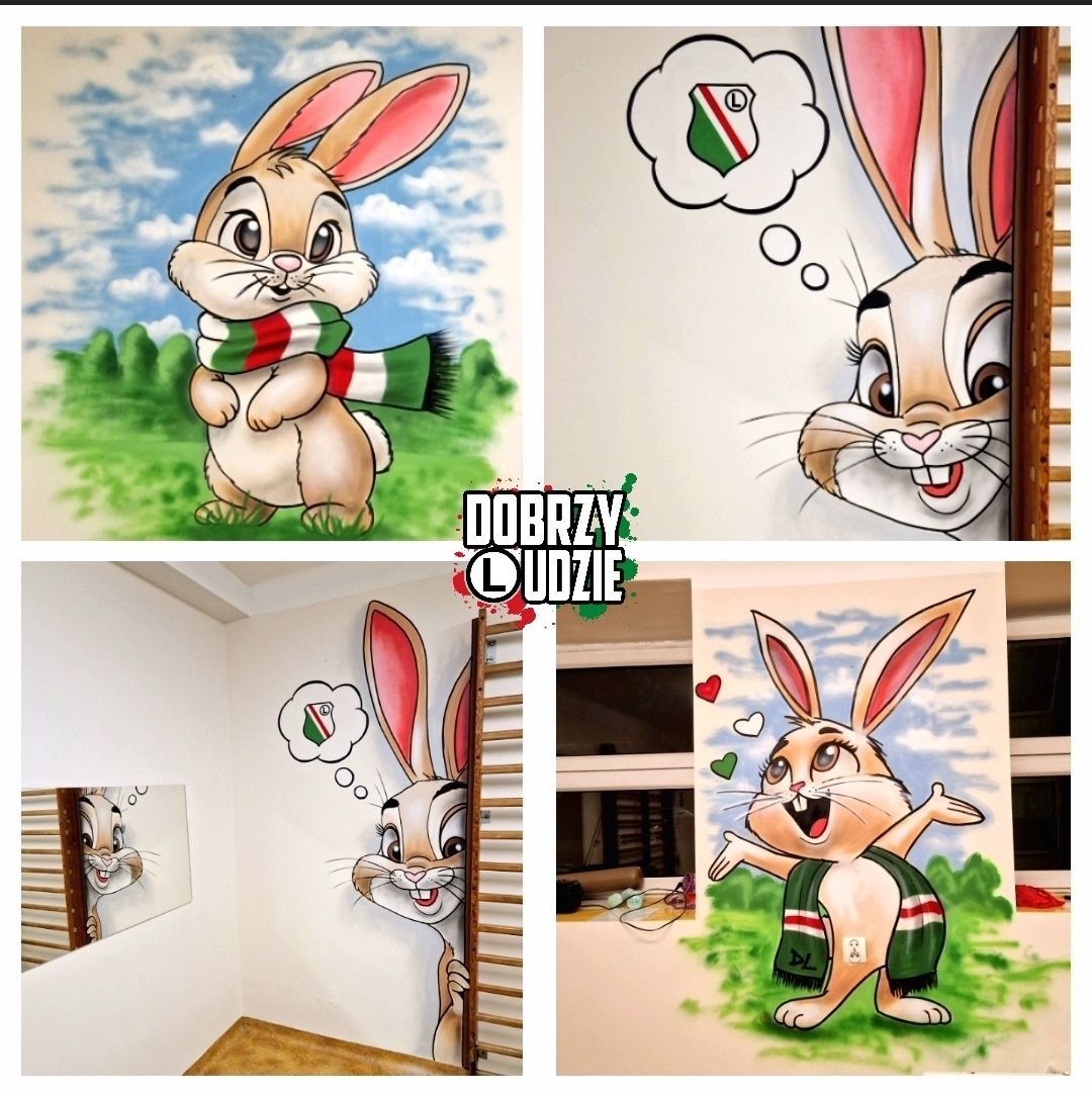 Dobrzy Ludzie,bajkowe graffiti