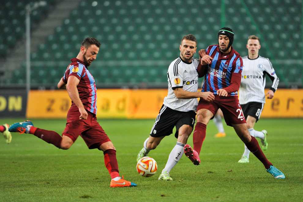 Legia Warszawa - Trabzonspor, grudzień 2014