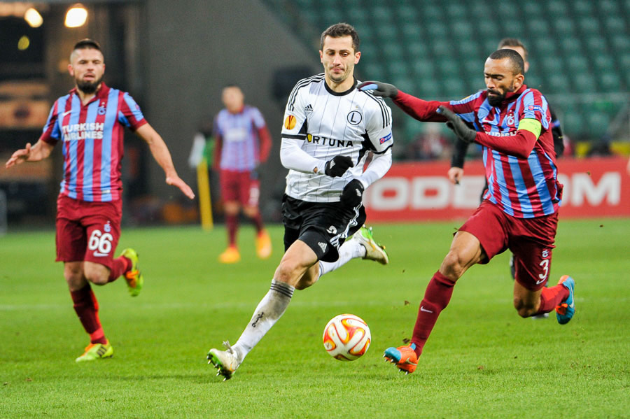 Legia Warszawa - Trabzonspor, grudzień 2014