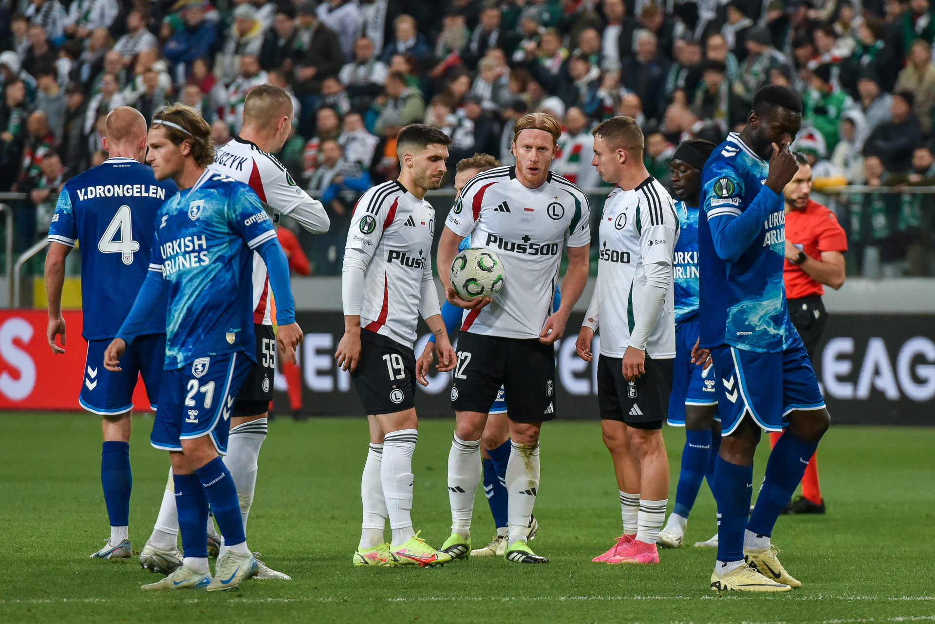 Legia Warszawa - Samsunspor Kulubu Ruben Vinagre Radovan Pankov Kacper Chodyna