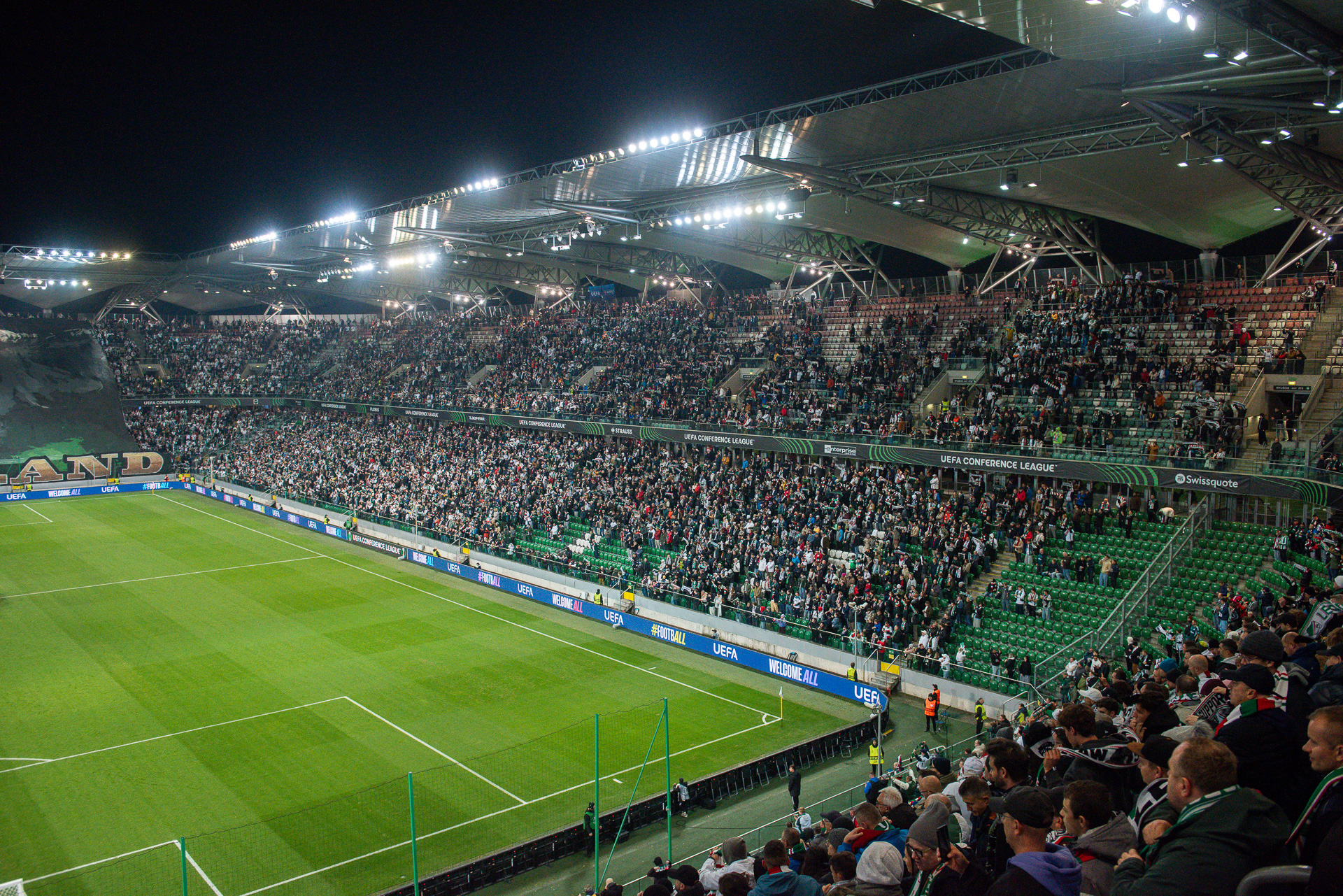 Legia Warszawa - Samsunspor Kulubu stadion Legii