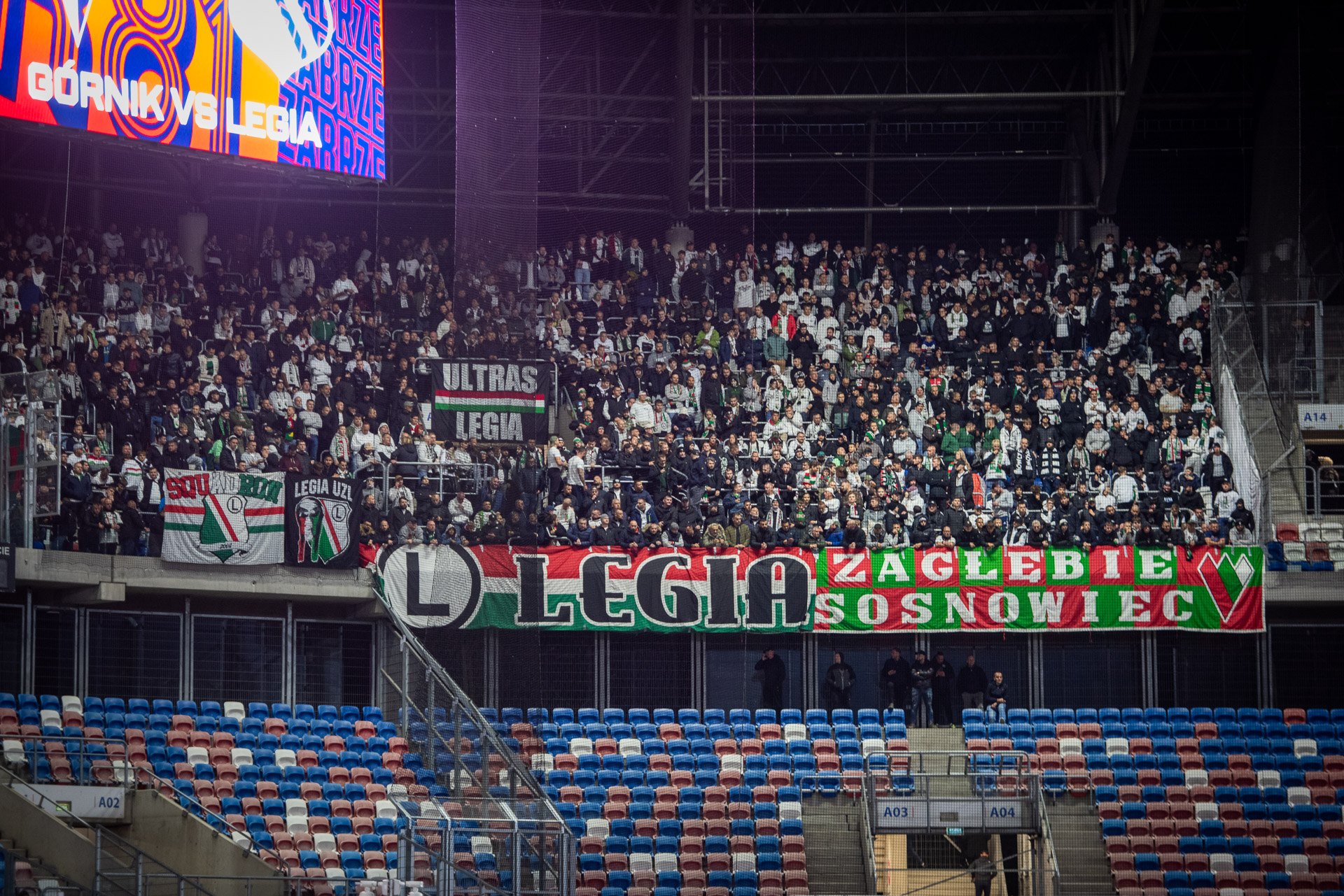 Górnik Zabrze - Legia Warszawa kibice
