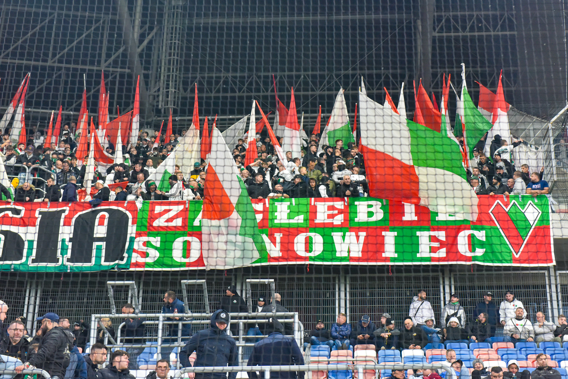 Górnik Zabrze - Legia Warszawa kibice goście