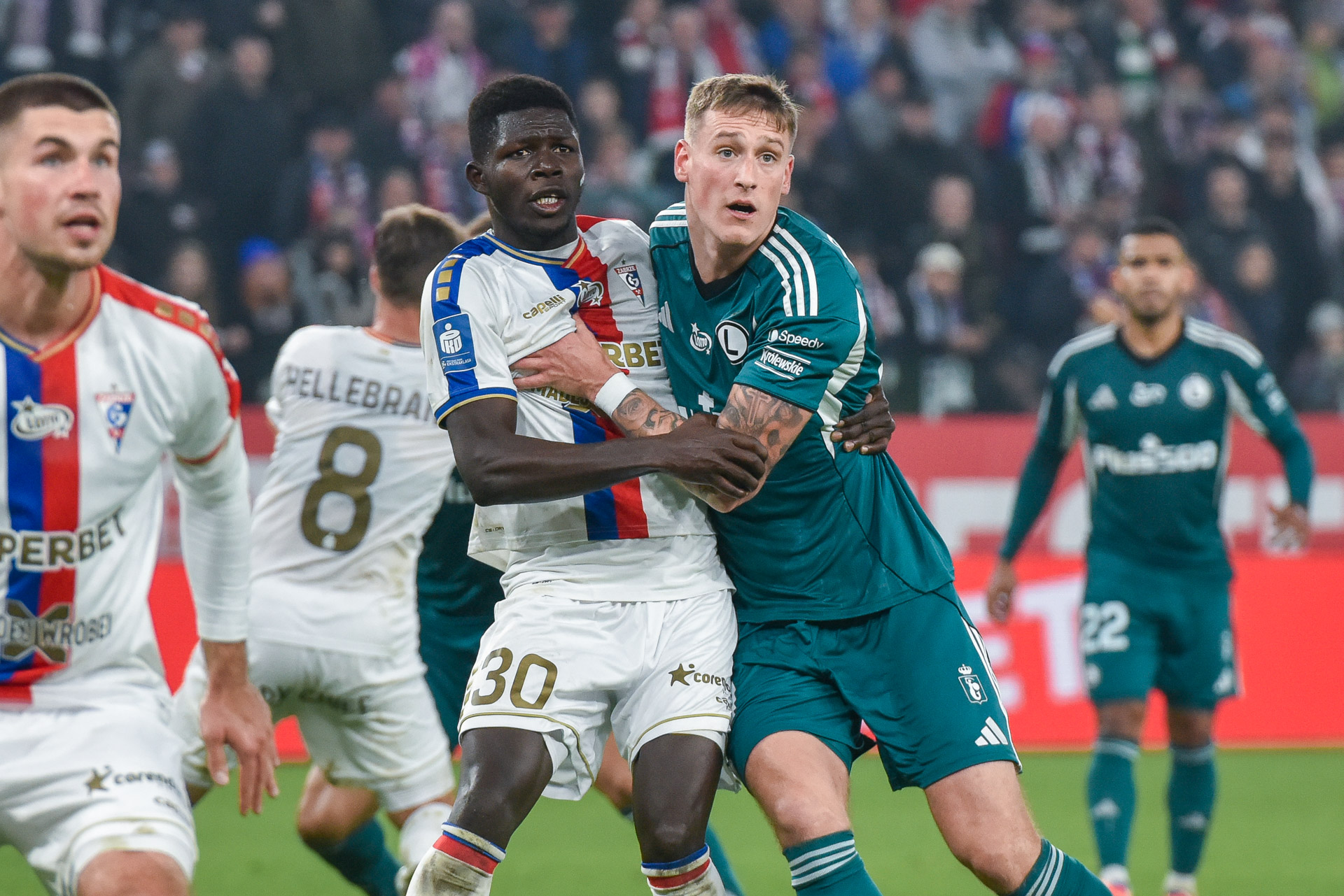 Górnik Zabrze - Legia Warszawa Ousmane Sow Mileta Rajović