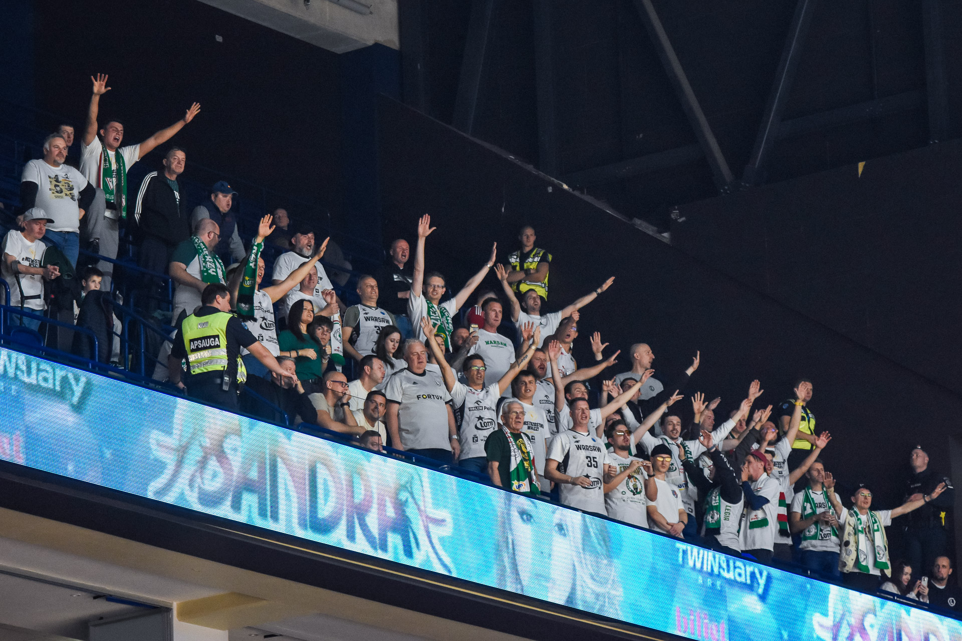 koszykówka Rytas Wilno - Legia Warszawa kibice