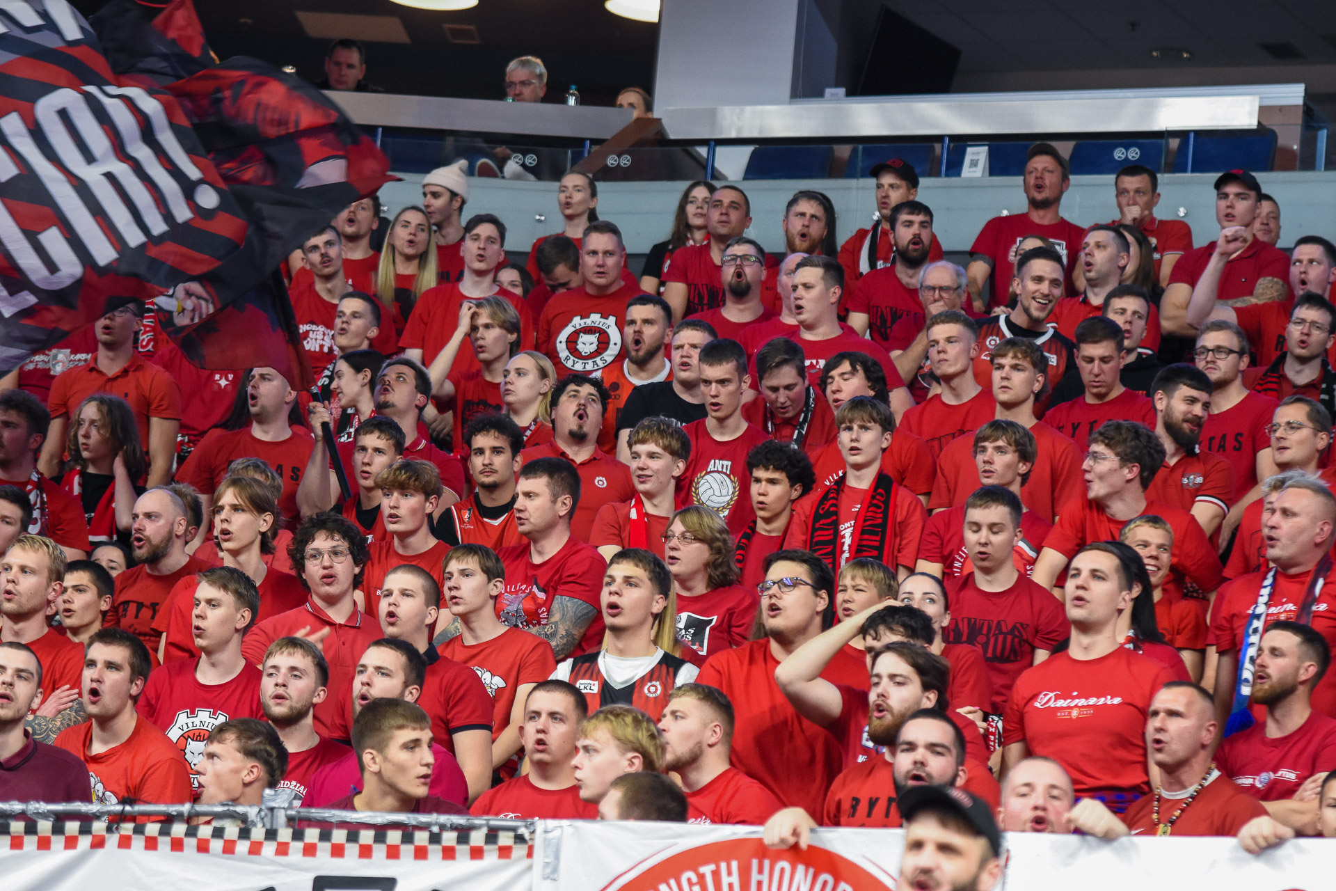koszykówka Rytas Wilno - Legia Warszawa kibice