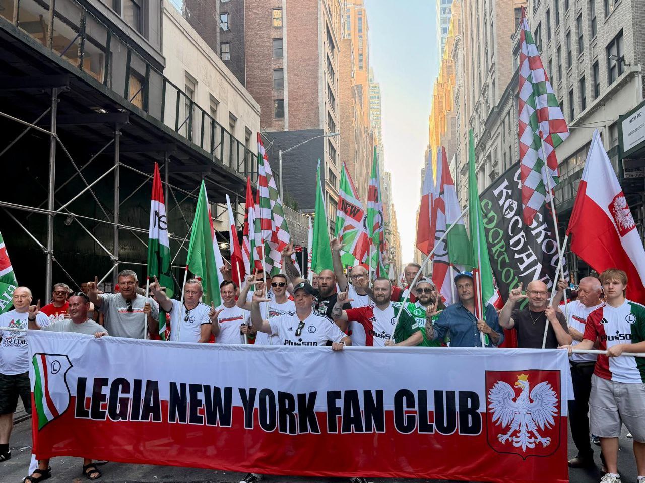 Legia New York parada Pułaskiego