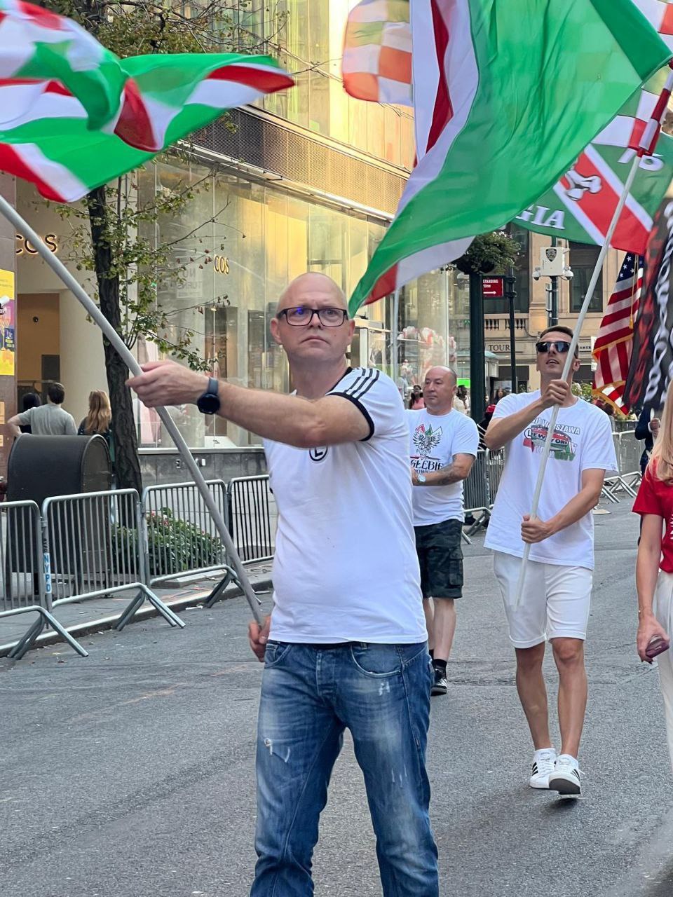Legia New York parada Pułaskiego