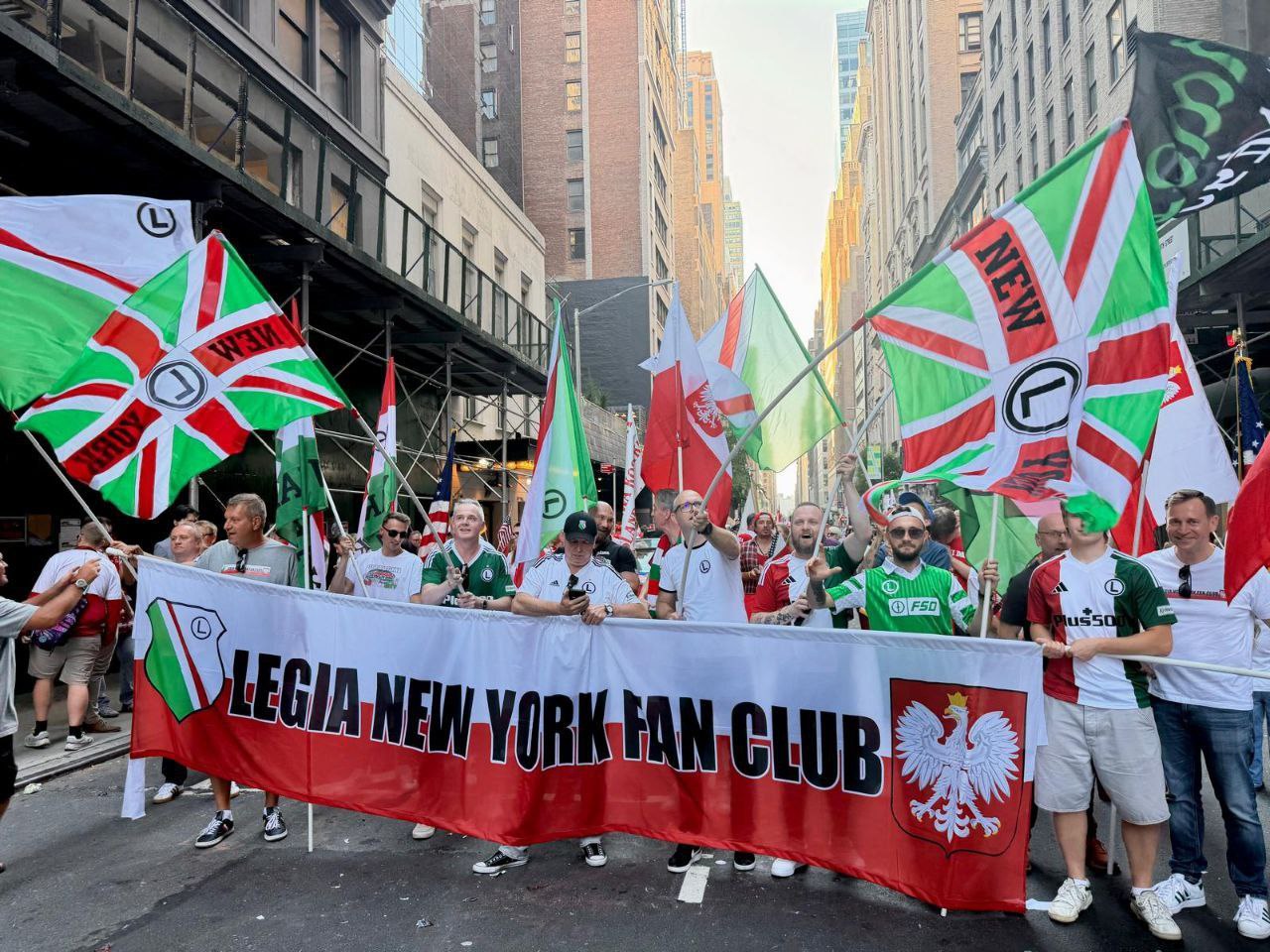 Legia New York parada Pułaskiego