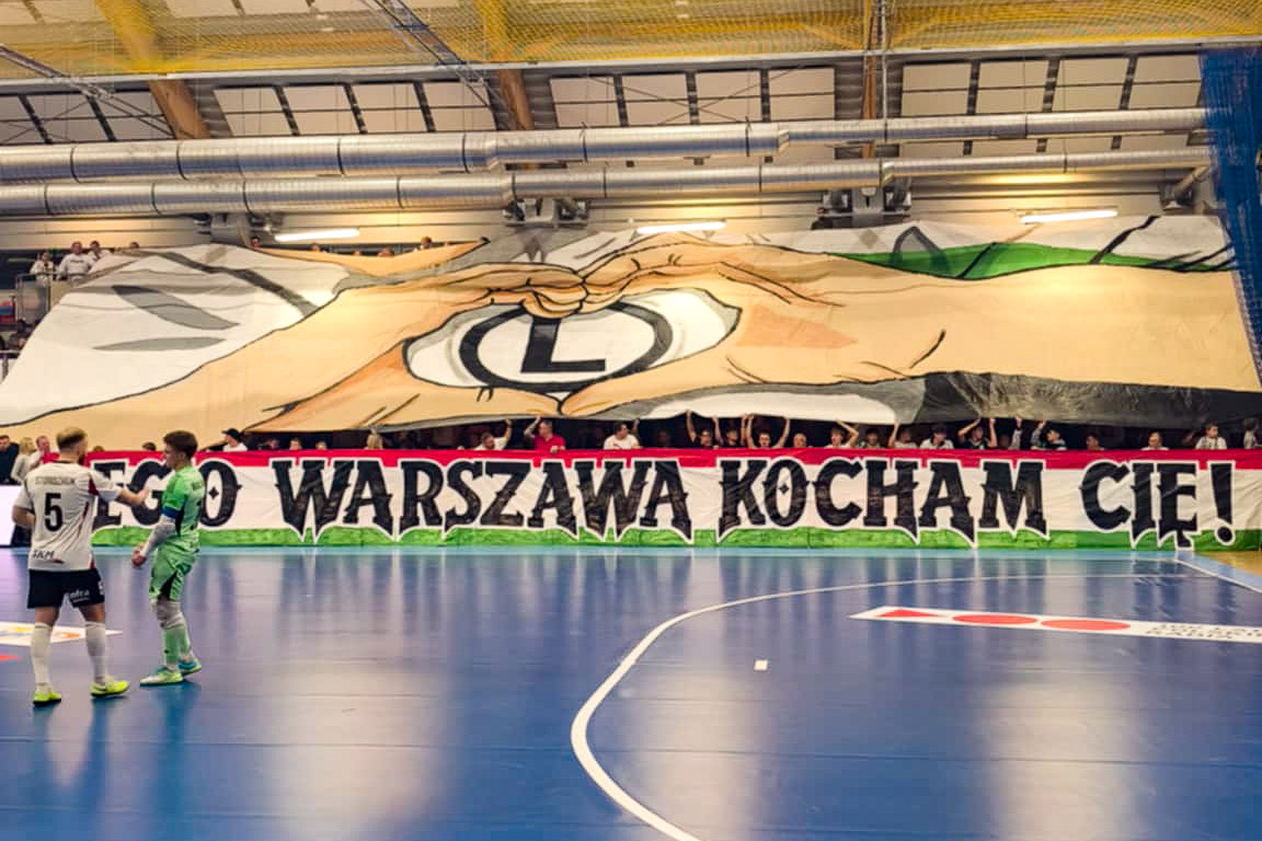 futsal oprawa Legia Warszawa - Eurobus Przemyśl ultras