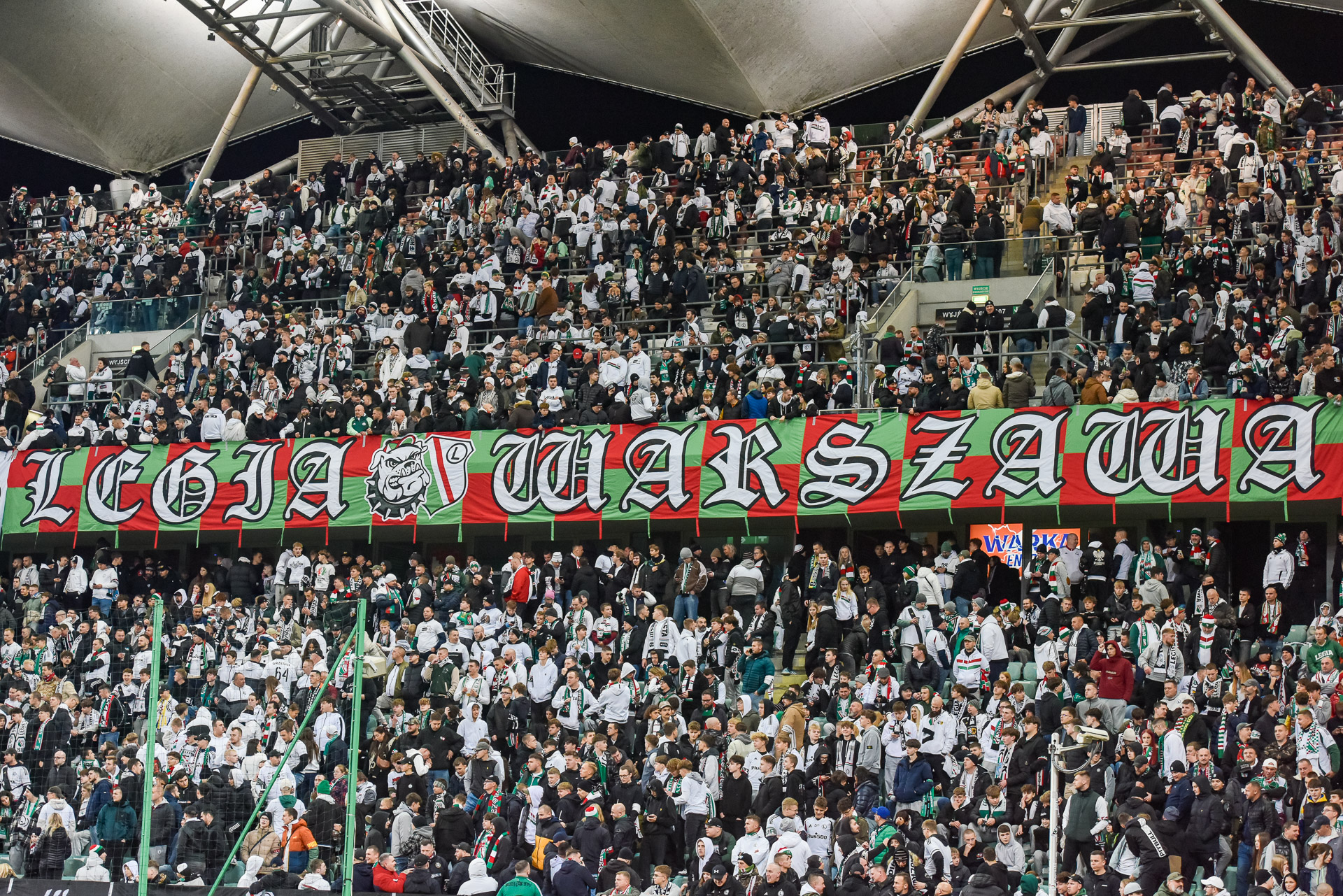Legia Warszawa - Lech Poznań flaga 